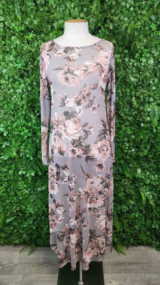 Repertoire Floral Mesh Dress (10)