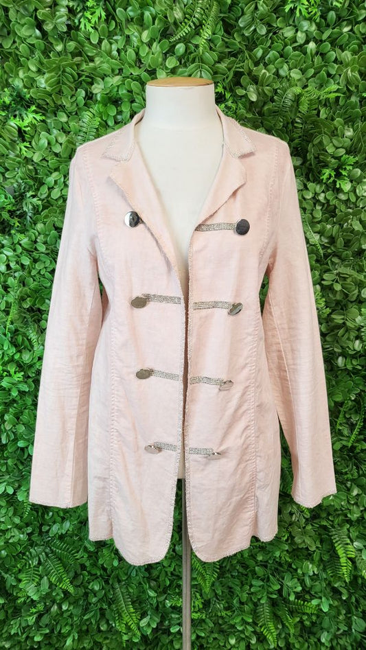 Threadz Peach Linen Jacket (8-10)