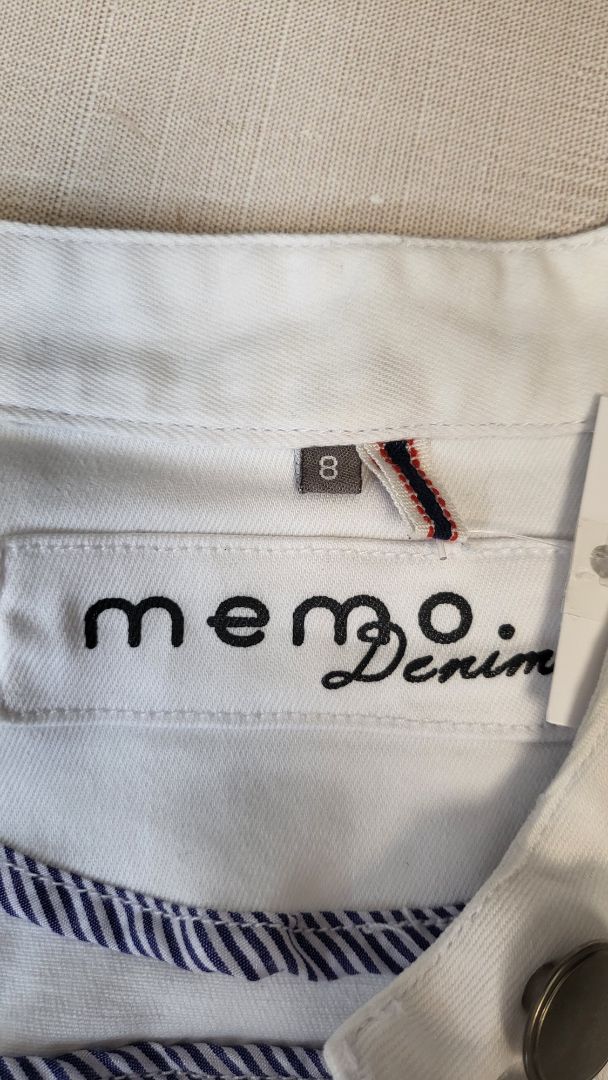 Memo White Denim Jacket (8)