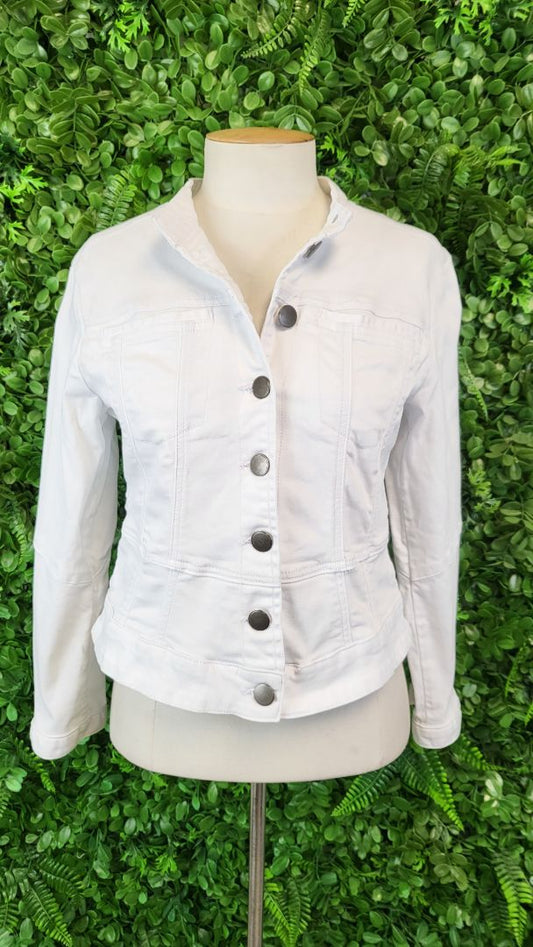 Memo White Denim Jacket (8)