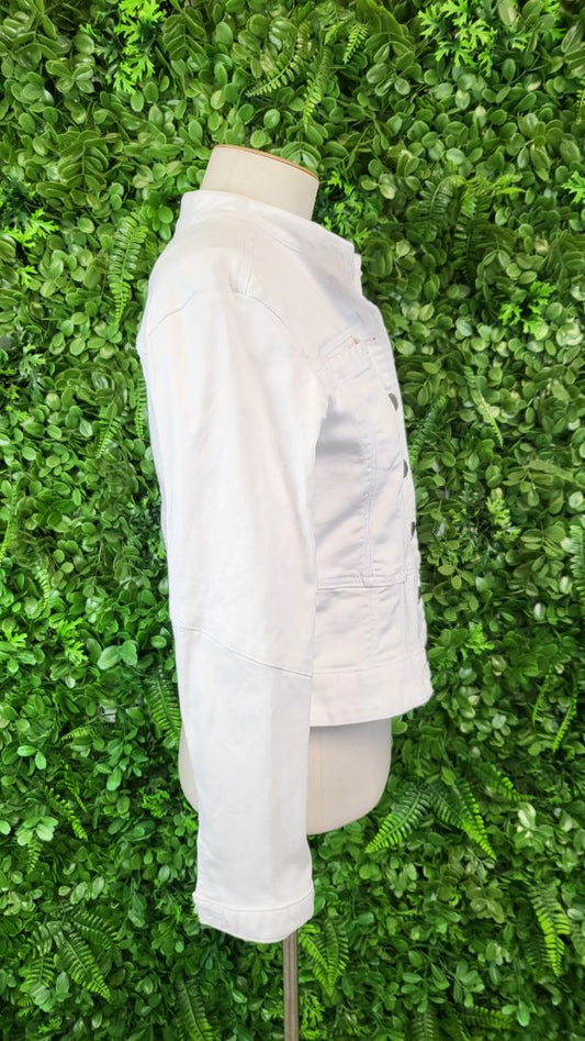 Memo White Denim Jacket (8)