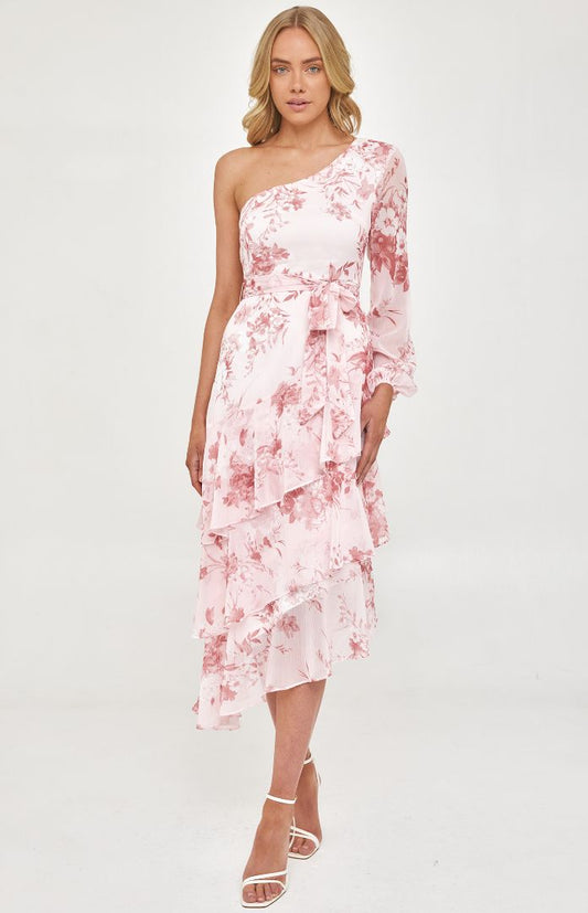 Style State Pink Single Sleeve Dress (10)