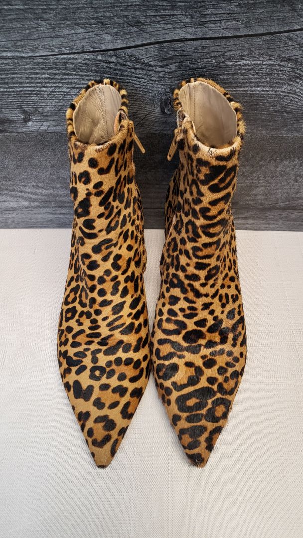 Witchery Animal Print Kitten Heel Boot (38)