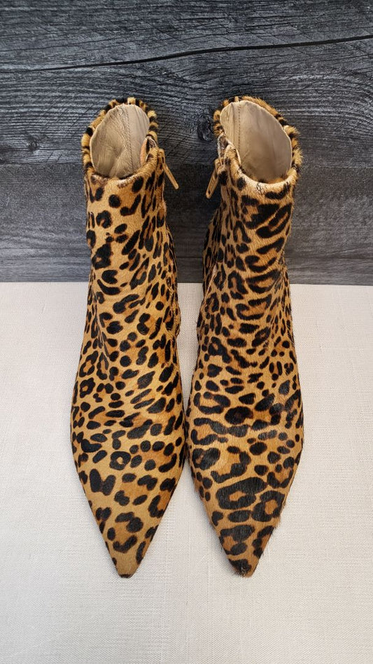 Witchery Animal Print Kitten Heel Boot (38)