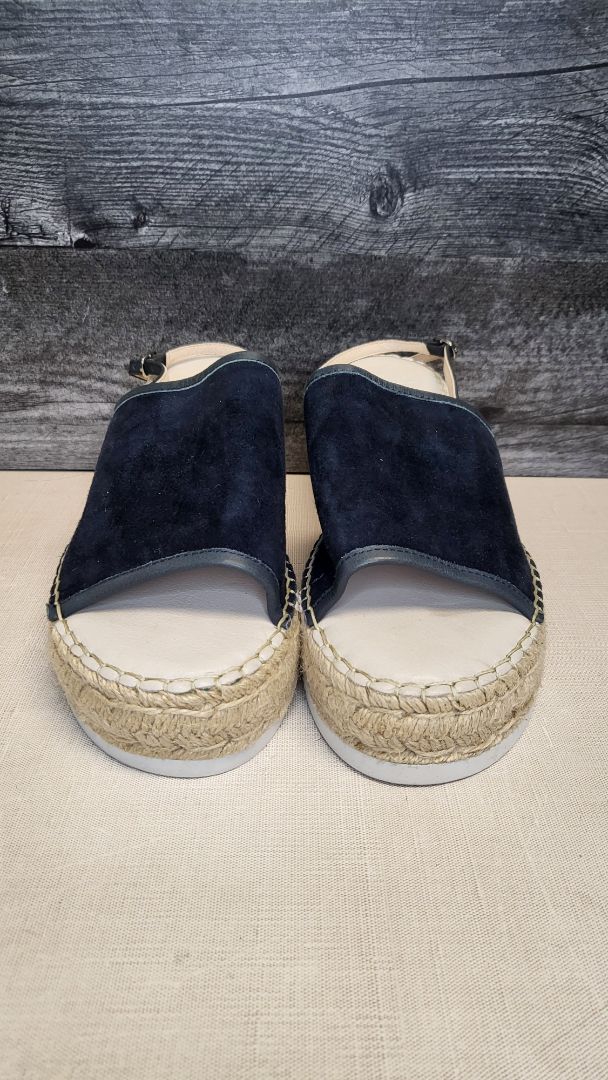 Zoe Kratzmann Navy Espadrille Wedge (41)