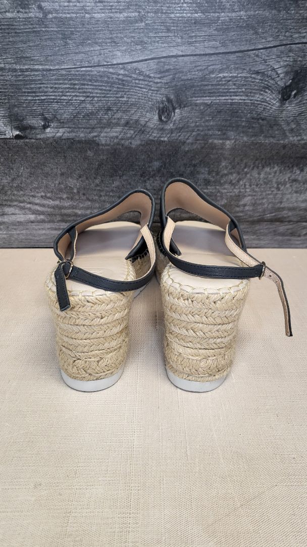 Zoe Kratzmann Navy Espadrille Wedge (41)
