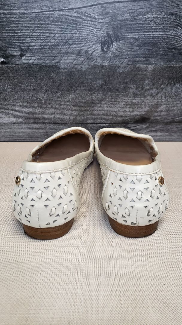 Mimco White Leather Flats (37)