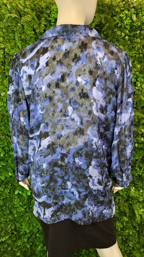 Studio Curve Water Print Twist Shirt (22)