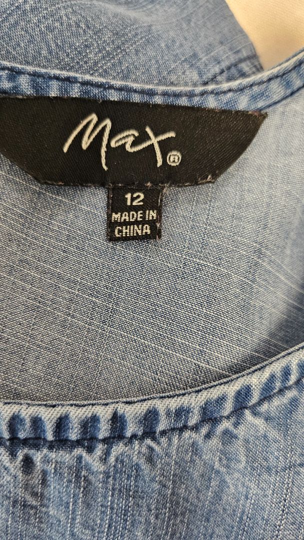 Max Blue Denim Dress (12)