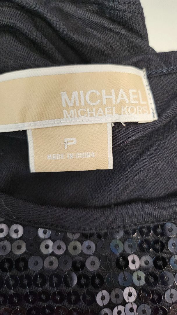 Michael Kors Midnight Blue Sequin Tank (10)