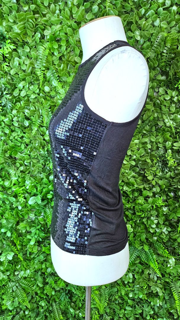 Michael Kors Midnight Blue Sequin Tank (10)