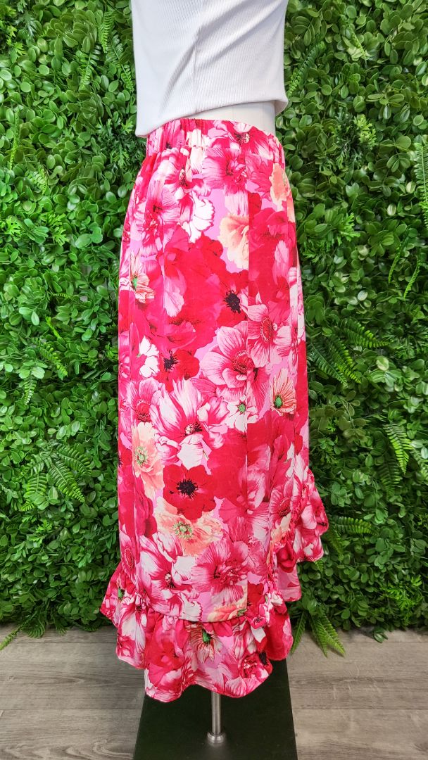 Augustine Floral Ruffle Hem Skirt (8-10)