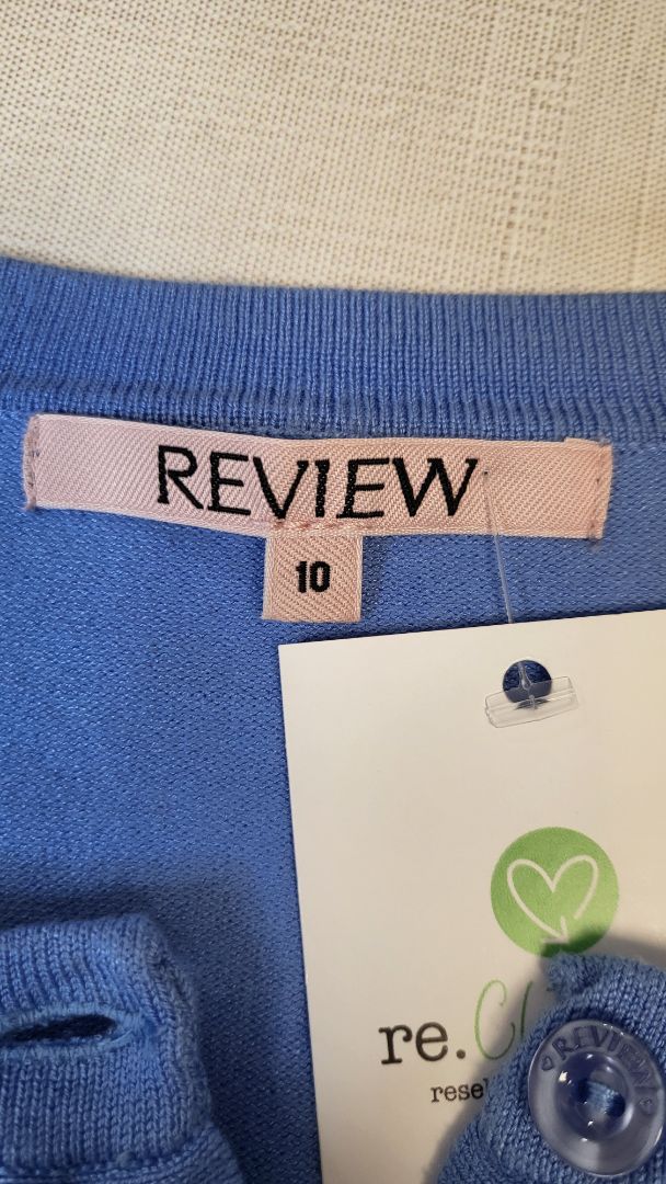 Review Blue Cropped Cardigan (10)