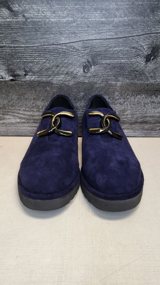 Minx Navy Suede Shoe (39)
