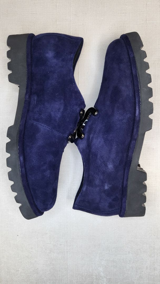 Minx Navy Suede Shoe (39)