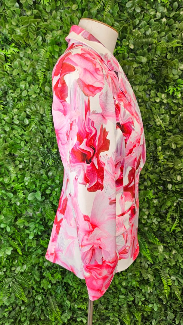 Honey & Beau Floral Fitted Blazer (8-10)