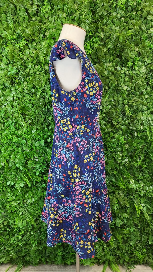 Review Floral Frill Hem Dress (10)
