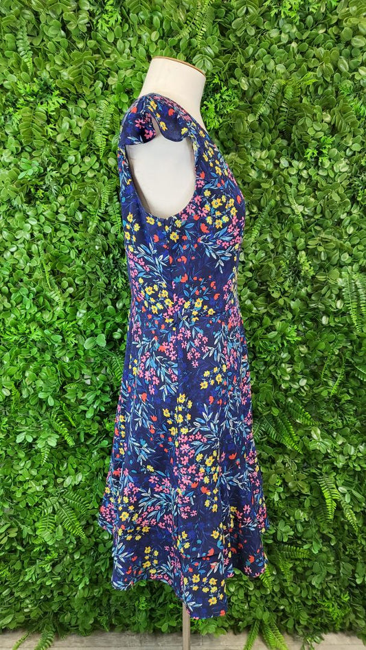Review Floral Frill Hem Dress (10)