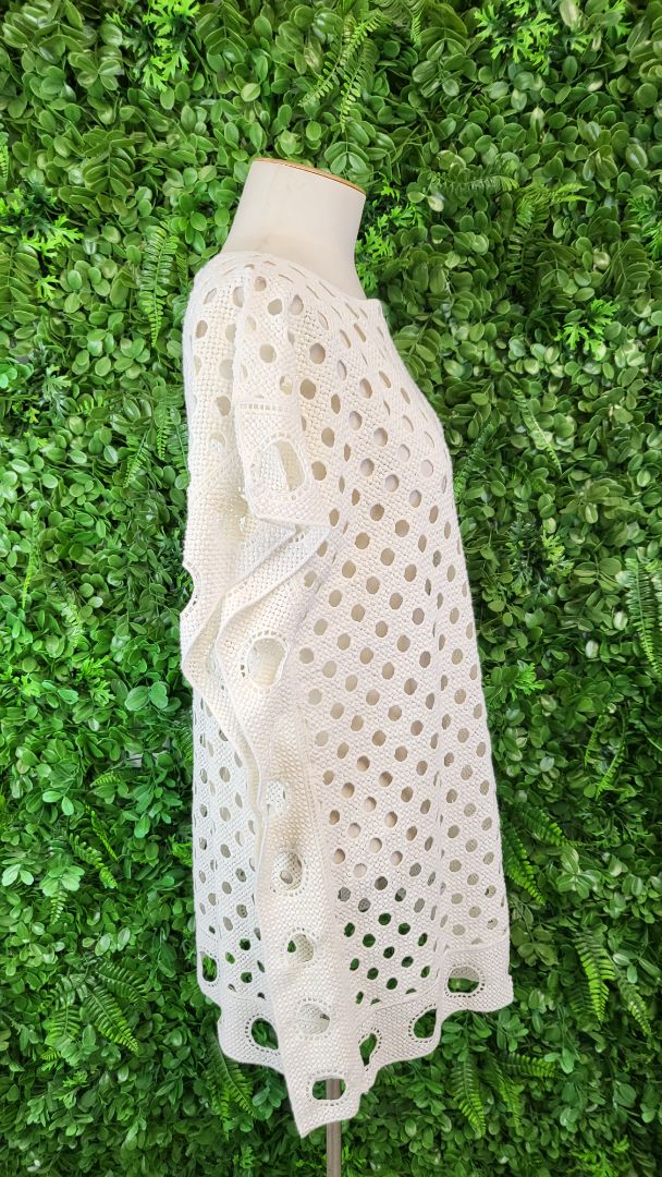 Seafolly Cream Crochet Kaftan BNWT OSFM