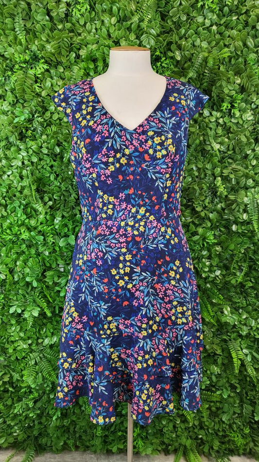 Review Floral Frill Hem Dress (10)