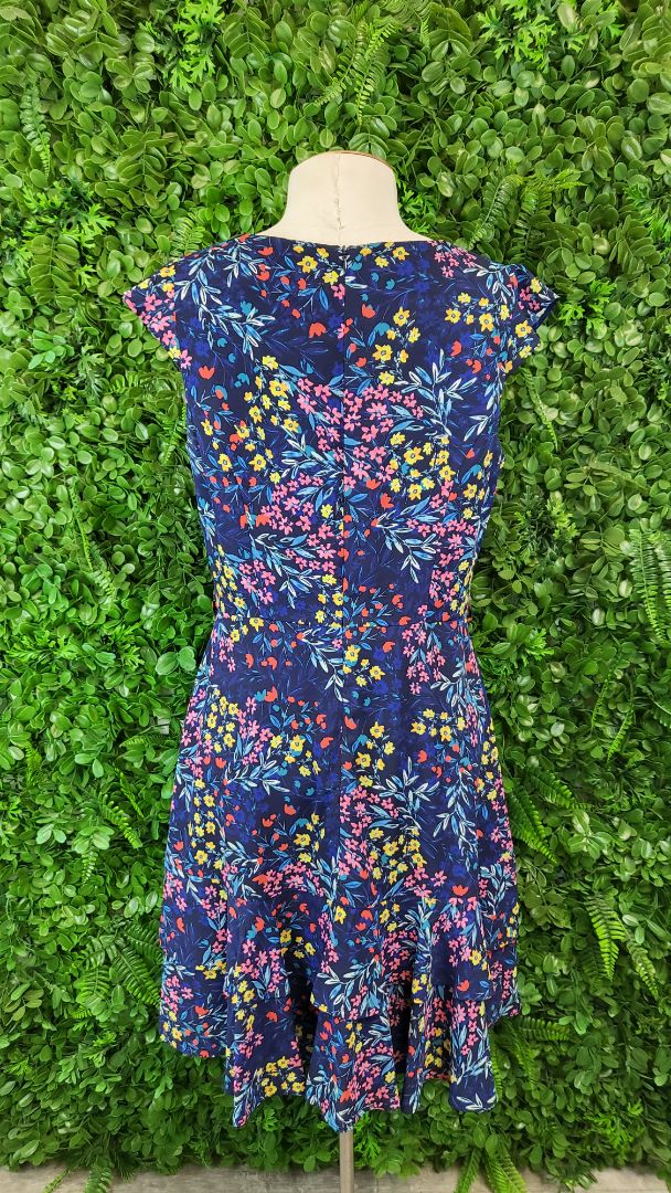 Review Floral Frill Hem Dress (10)