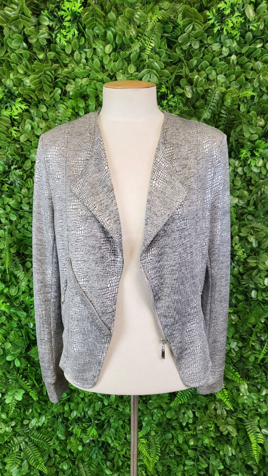 Lemon Tree Silver Reptile Print Jacket (12)