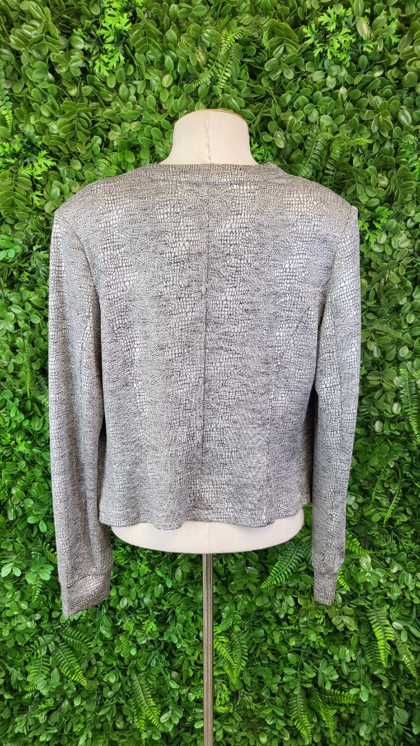 Lemon Tree Silver Reptile Print Jacket (12)