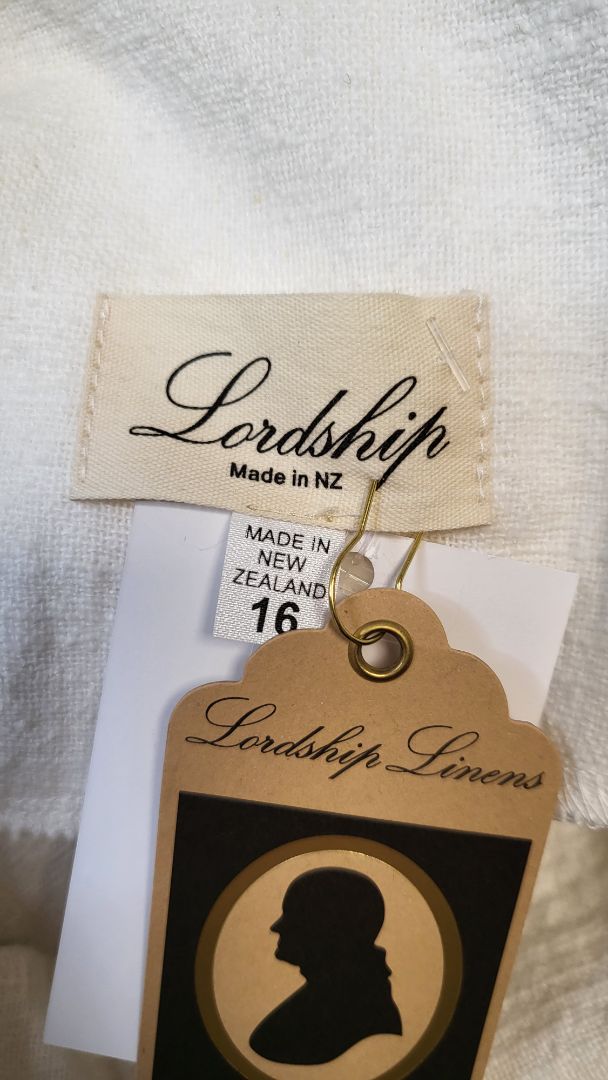 Lordship Linen Cream Shift Dress BNWT (16)