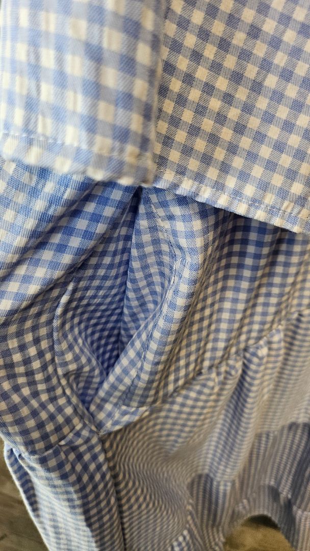 PQ Collection Blue Gingham Dress (14-16)