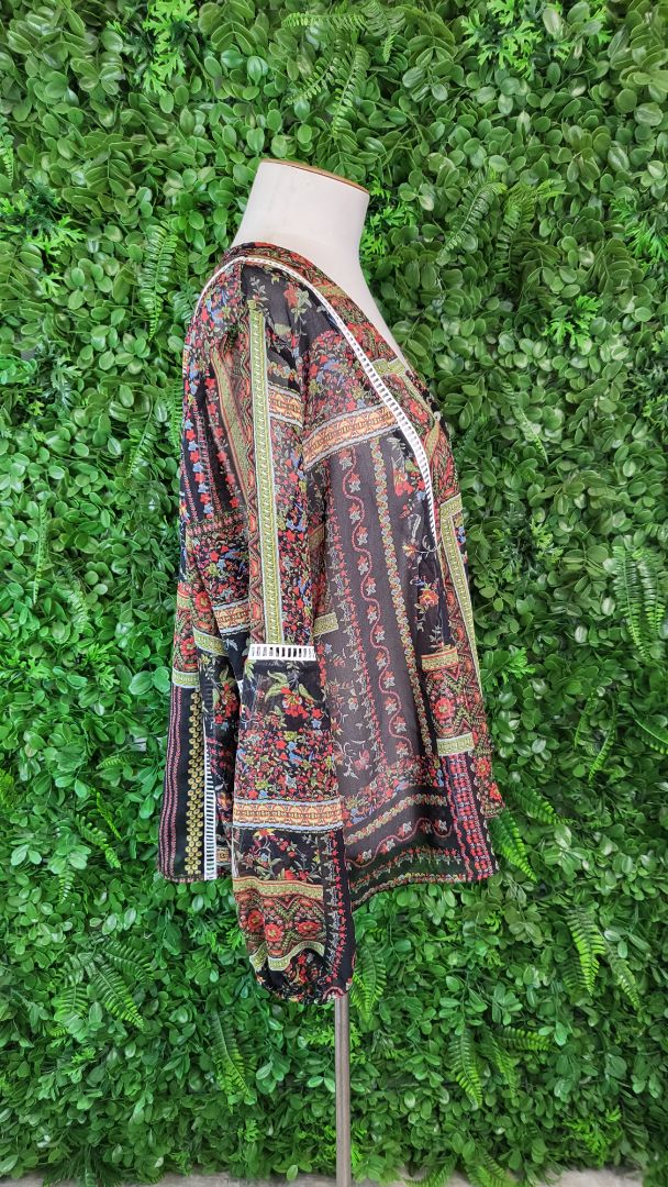 Tuesday Multi Boho Blouse (10-12)