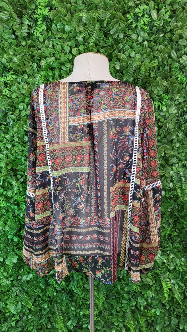 Tuesday Multi Boho Blouse (10-12)