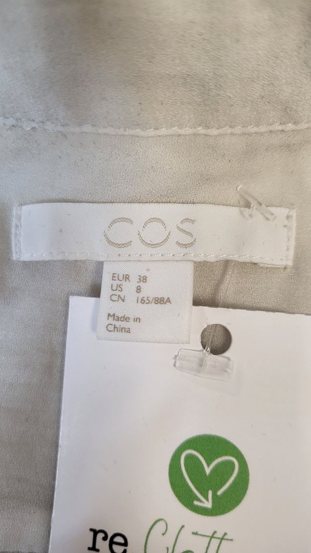 COS Ivory Oversized Blouse (14-16)
