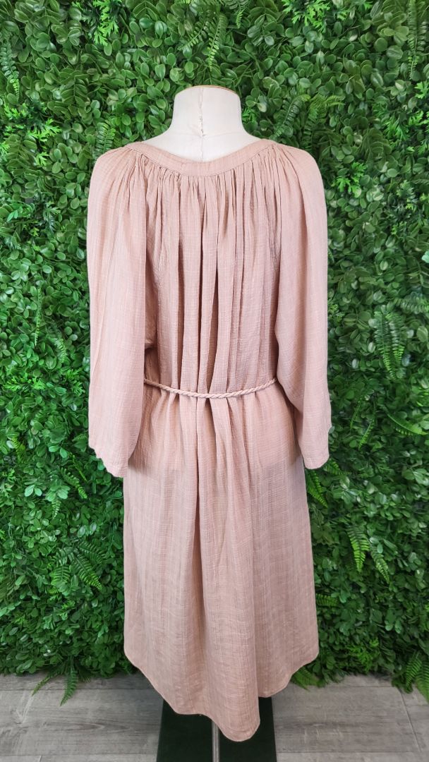 Redcurrent Blush Robe Belt Dress (14-16)