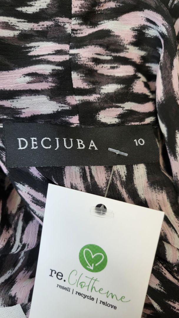 Decjuba Print Tie Blouse (10)