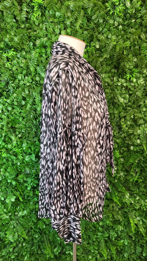 Decjuba Print Tie Blouse (10)