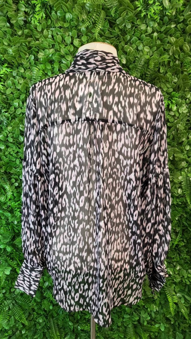 Decjuba Print Tie Blouse (10)