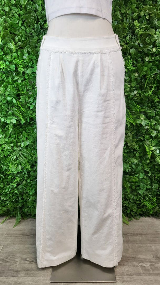 Moss Cream Fringe Pant (10)