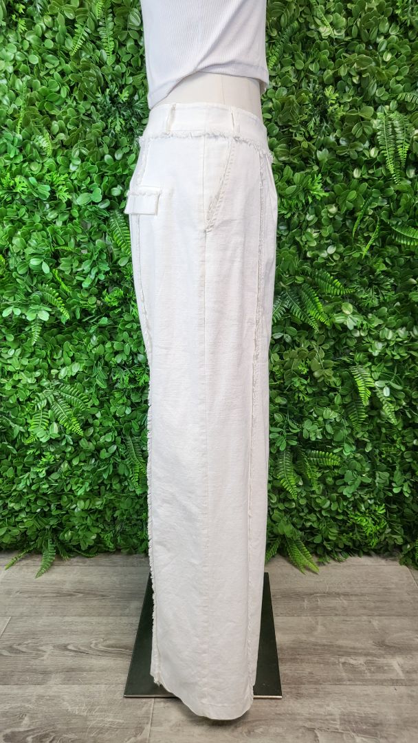 Moss Cream Fringe Pant (10)