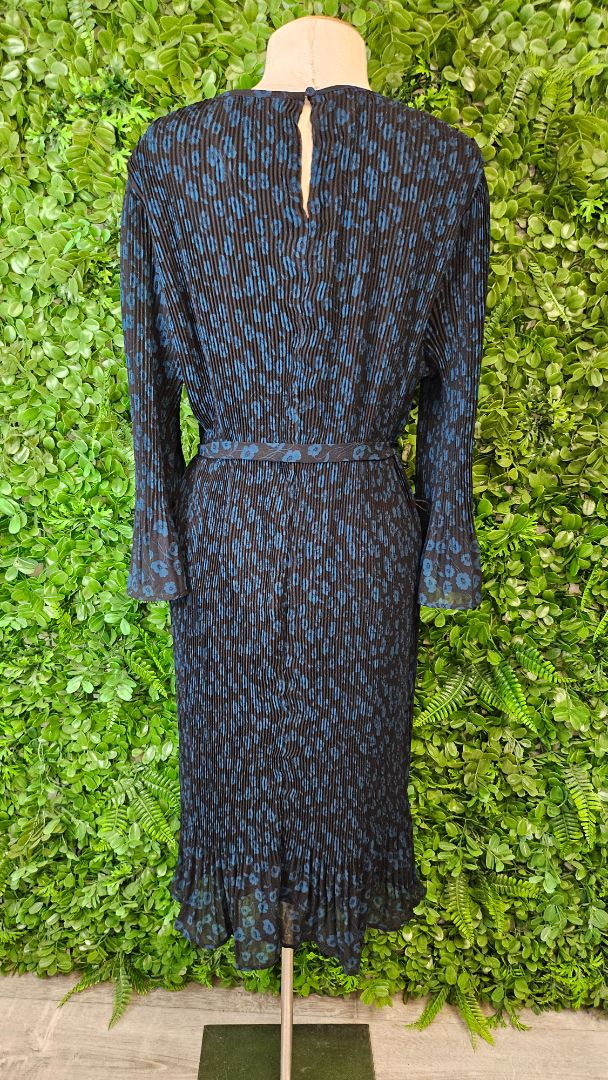 Jacqui E Print Pleat Dress BNWT (18)