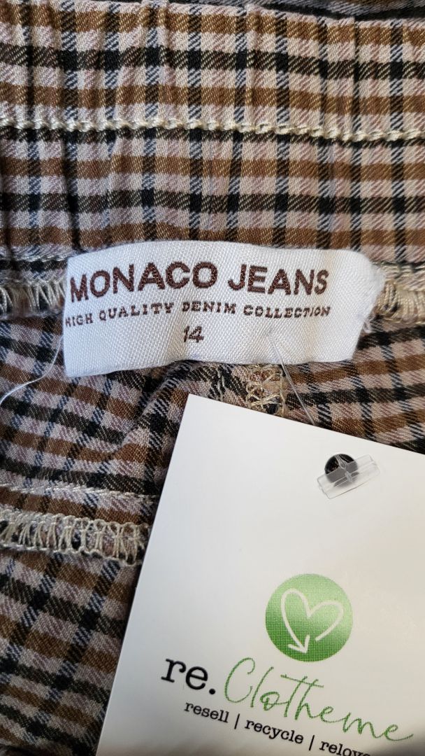 Monaco Check Jogger Jean (14)