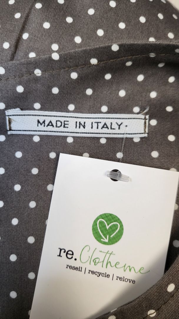 Made In Italy Spot Puff Hem Dress (10)