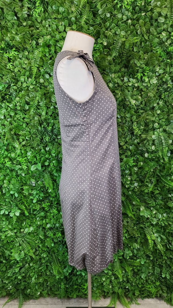 Made In Italy Spot Puff Hem Dress (10)