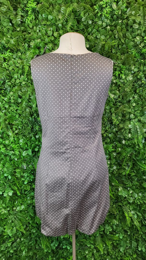 Made In Italy Spot Puff Hem Dress (10)
