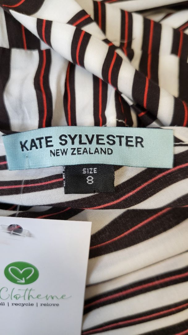 Kate Sylvester Stripe Summer Dress (8-10)
