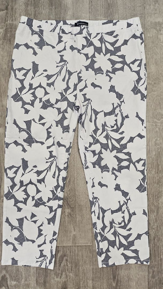 Vassalli White & Gingham Pull On Pant (16)
