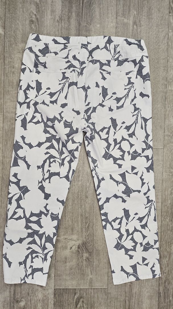 Vassalli White & Gingham Pull On Pant (16)