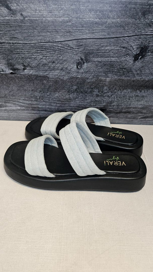 Verali Denim Flatform Slide (41)