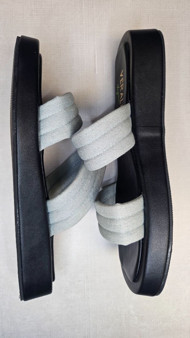 Verali Denim Flatform Slide (41)