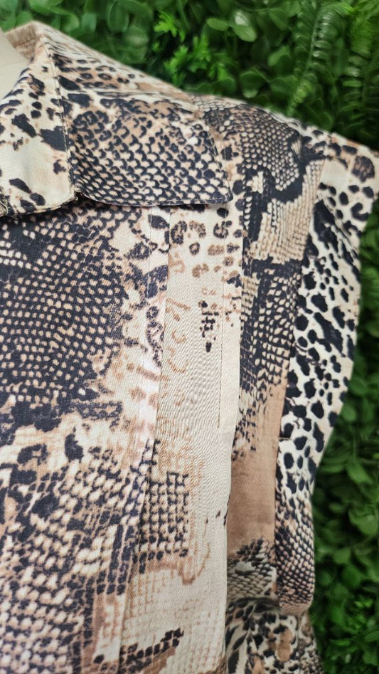 Vassalli  Reptile Print Top (14)