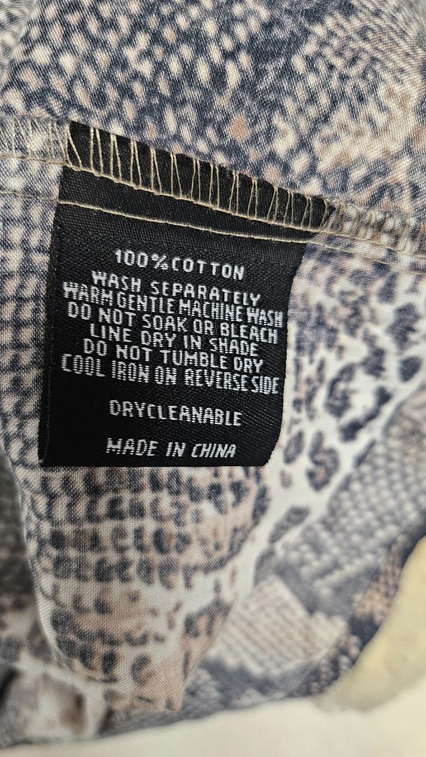 Vassalli  Reptile Print Top (14)